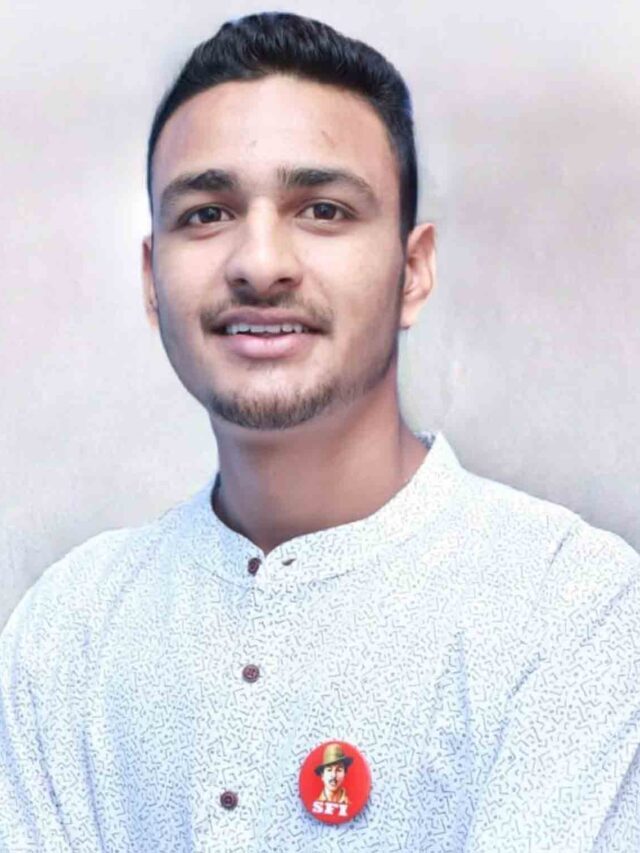 अमन सिंह  – संभावित उम्मीदवार, उपाध्यक्ष, स्टूडेंट फेडरेशन ऑफ इंडिया (एस.एफ.आई.), डी.ए.वी. (पी.जी.) कॉलेज देहरादून, उत्तराखंड